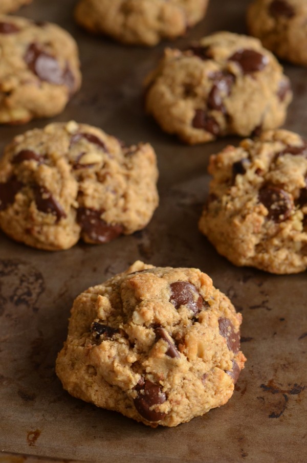 Chocolate Walnut Quinoa Cookies