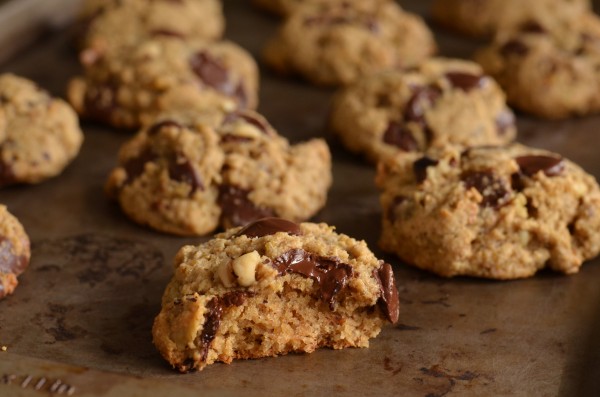 Chocolate Walnut Quinoa Cookies