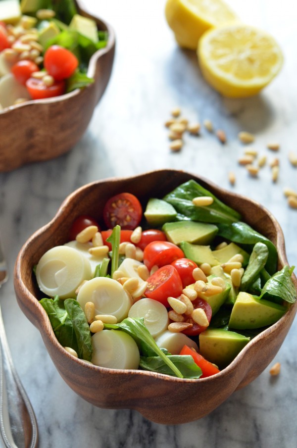 My Favorite Arugula Salad with Honey-Lemon Dressing