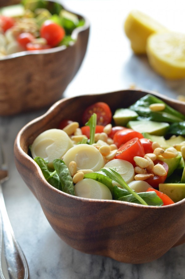 My Favorite Arugula Salad with Honey-Lemon Dressing