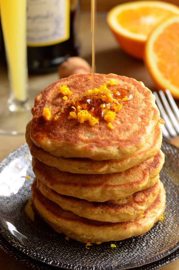 Mimosa Pancakes