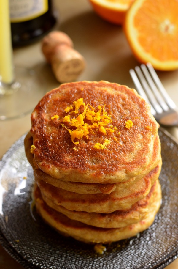 Mimosa Pancakes