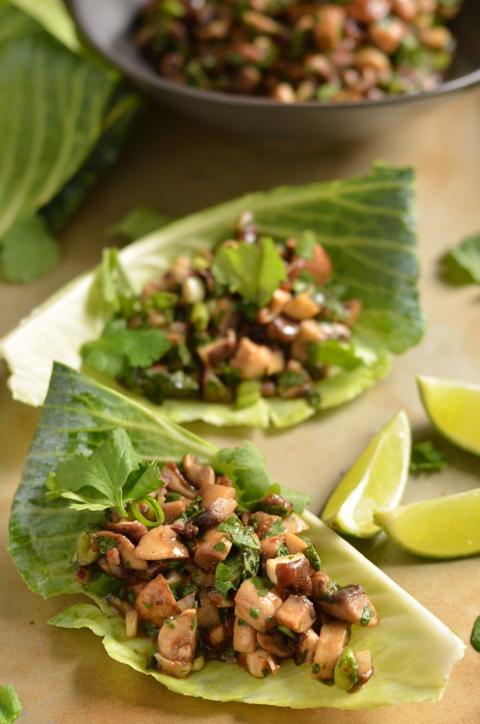 Mushroom Larb