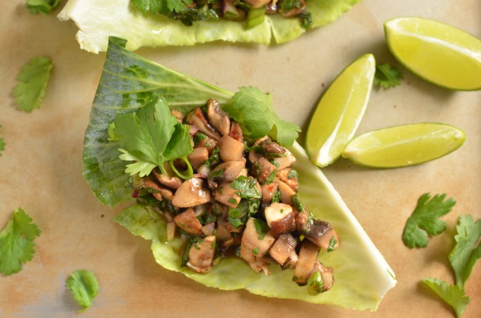 Mushroom Larb