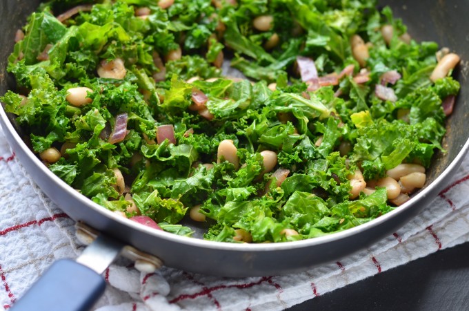 Kale and White Bean Tacos with Chipotle Fruit Salsa