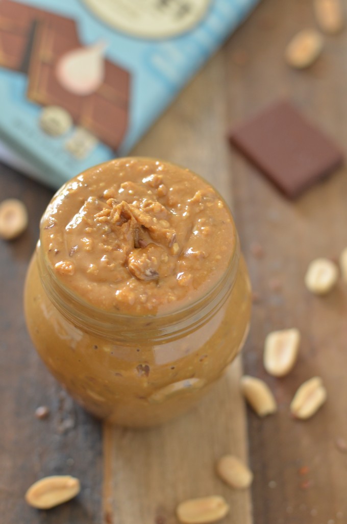 Crunchy Flaxseed Peanut Butter