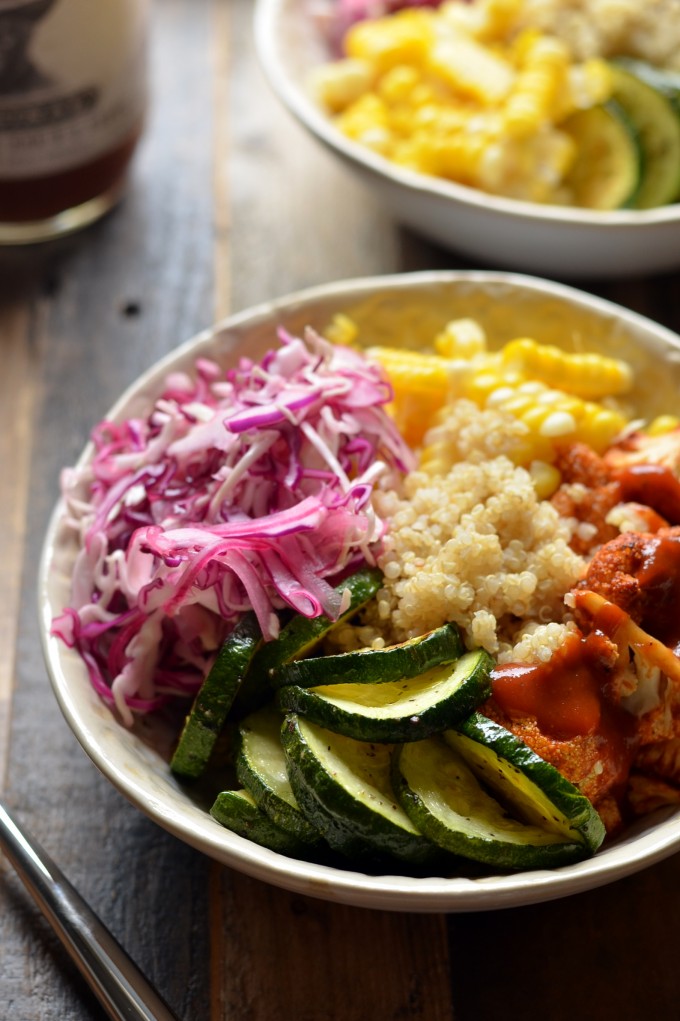 Summer Baked BBQ Bowl | coffeeandquinoa.com