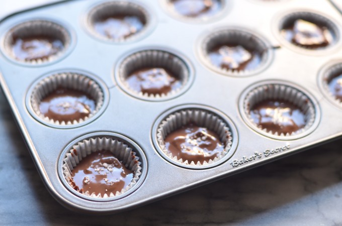 Milk Chocolate Peanut Butter & Jelly Cups | coffeeandquinoa.com