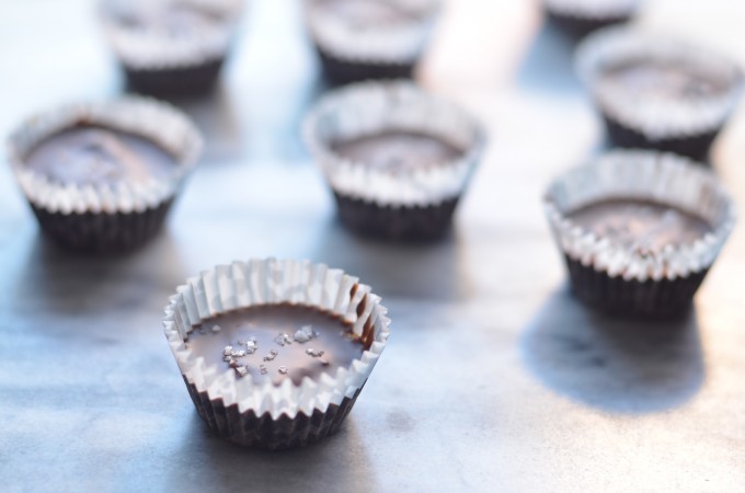 Milk Chocolate Peanut Butter & Jelly Cups | coffeeandquinoa.com