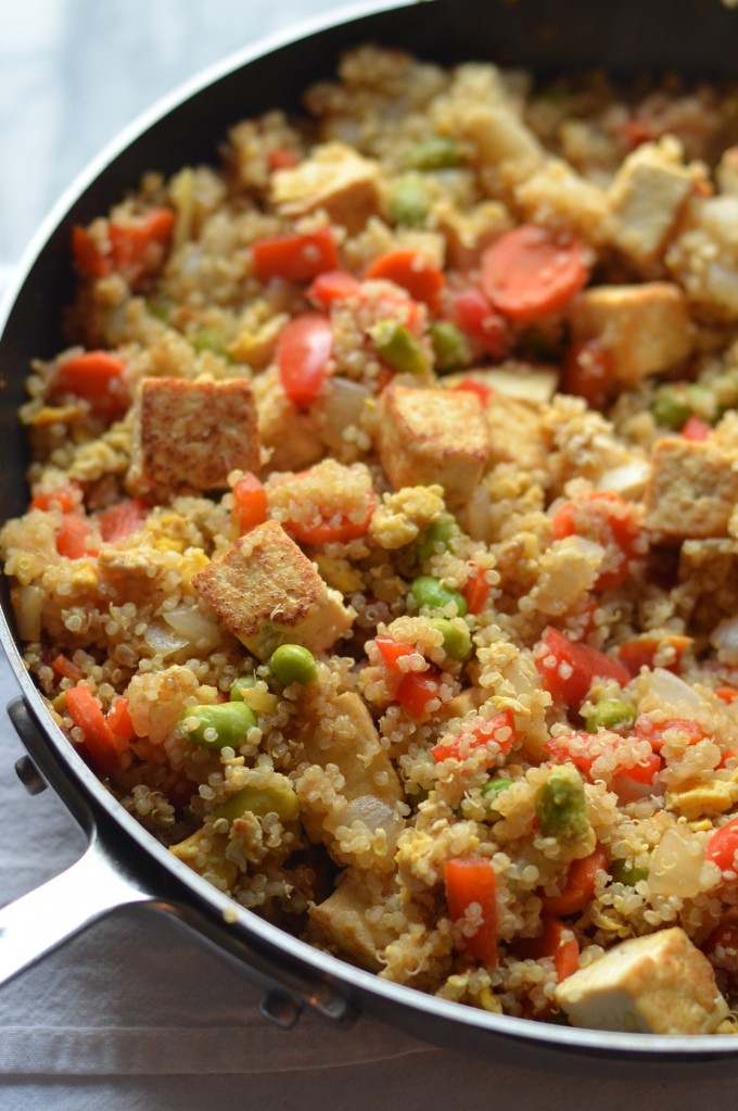 Quinoa Fried Rice with Tofu | coffeeandquinoa.com