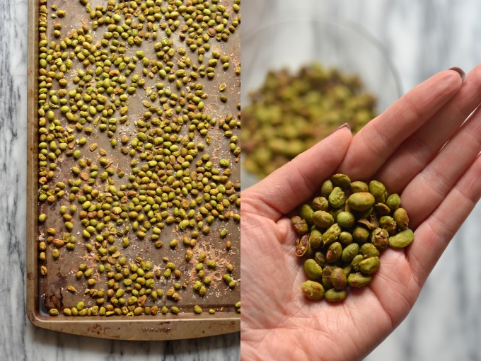 Crispy Dry Roasted Edamame | coffeeandquinoa.com