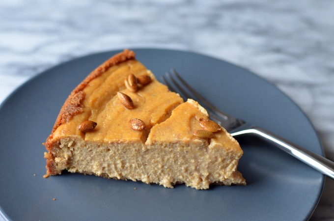 Butternut Squash Ricotta Cheesecake | coffeeandquinoa.com