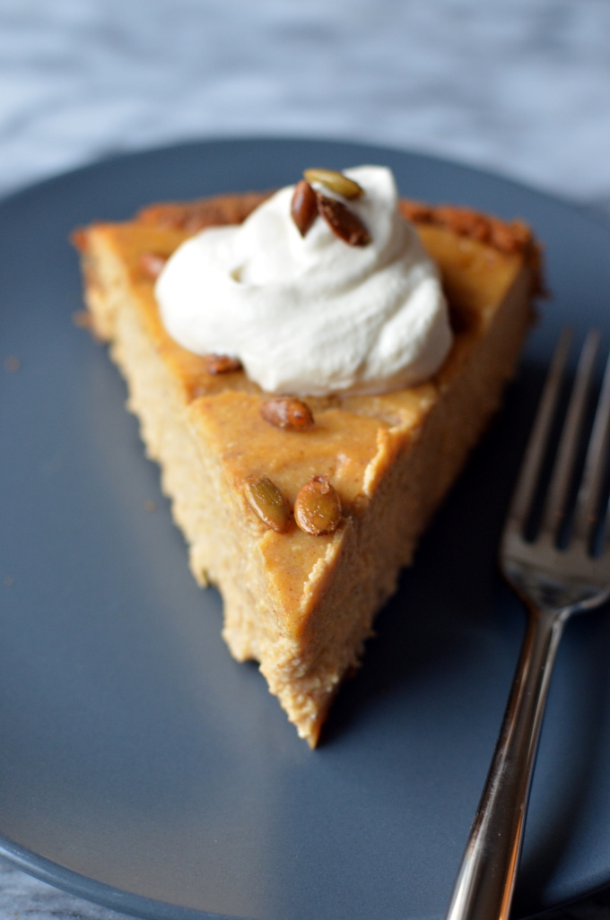 Butternut Squash Ricotta Cheesecake | coffeeandquinoa.com