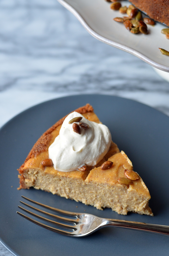 Butternut Squash Ricotta Cheesecake | coffeeandquinoa.com