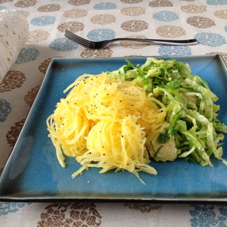 garlicky lemon brussels sprouts