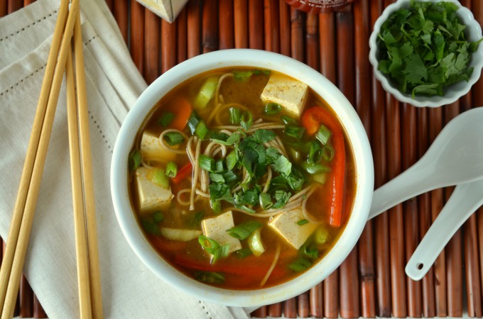 Asian Noodle Soup To Cure A Cold | Coffee & Quinoa