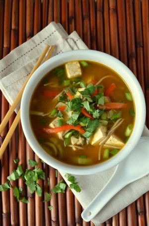 Asian Noodle Soup To Cure A Cold | Coffee & Quinoa