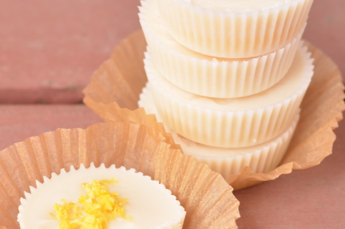 Coconut Butter Cups with Meyer Lemon Curd