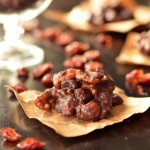 Chocolate Cranberry-Walnut Clusters