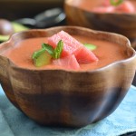 Watermelon Avocado Gazpacho