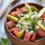 Heirloom Tomato and Watermelon Salad