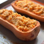 Twice-Baked Butternut Squash with Ricotta and Sage | coffeeandquinoa.com